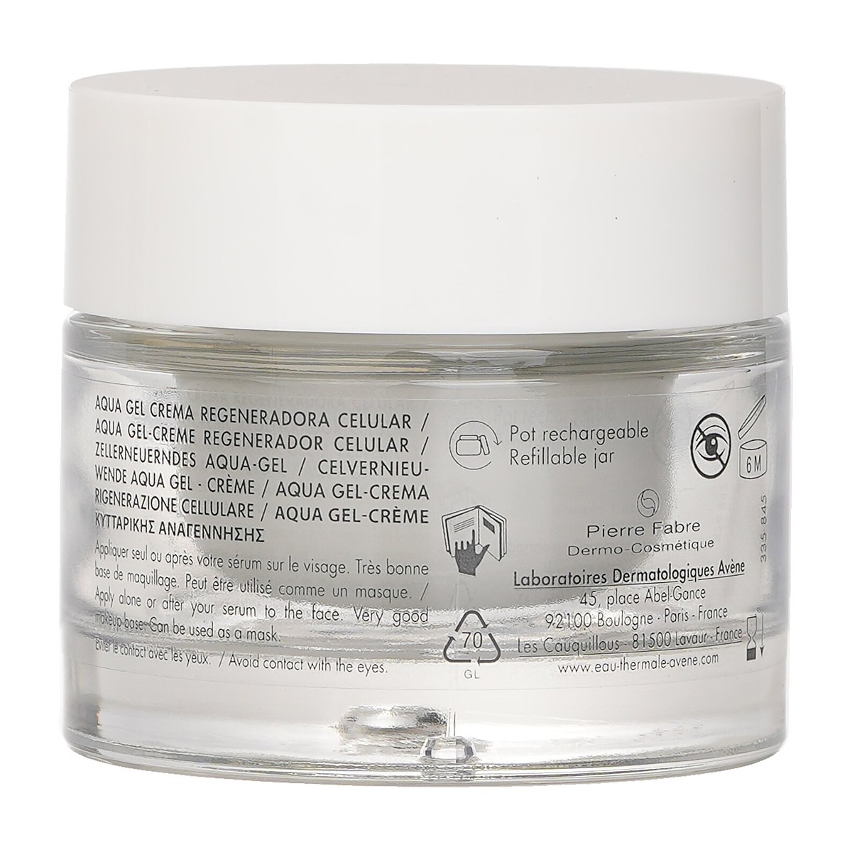Avene Hyaluron Activ B3 Aqua Cell Renewal Aqua Cream In Gel 50ml