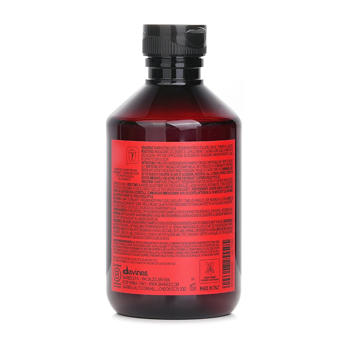 Davines Natural Tech Energizing Shampoo (For Scalp & Fragile, Thinning Hair) 250ml/8.45oz