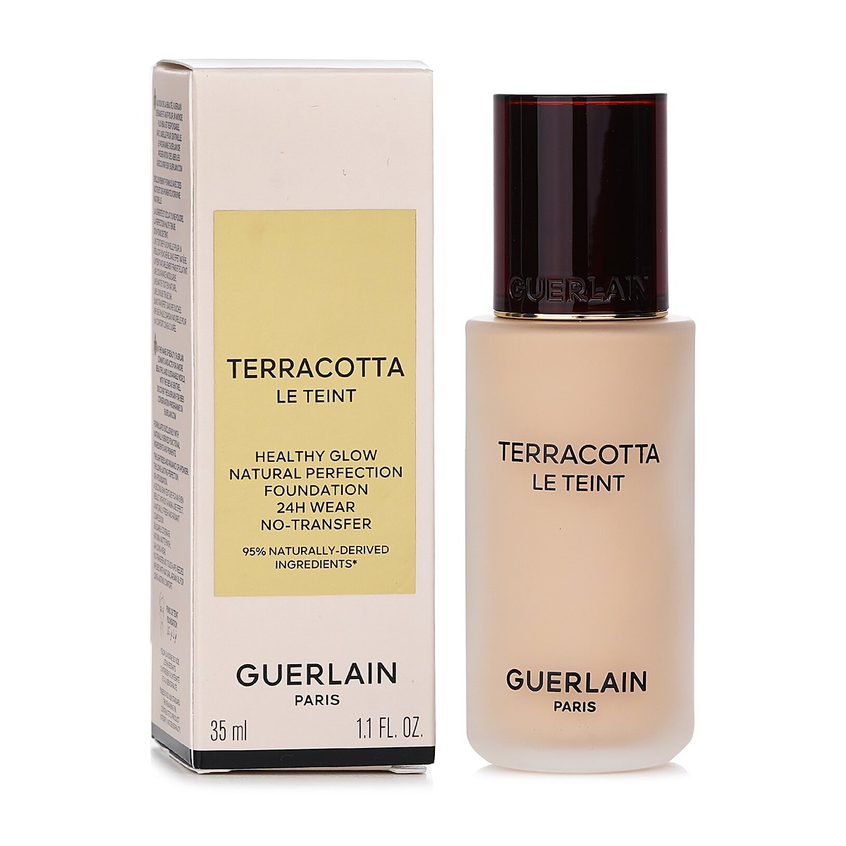 Guerlain Terracotta Le Teint Healthy Glow Natural Perfection Foundation 24H Wear No Transfer 1N Neutral 35ml/1.1oz