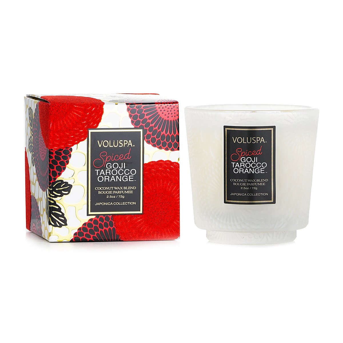 Voluspa Petite Pedestal Candle - Spiced Goji Tarocco Orange 72g/2.5oz
