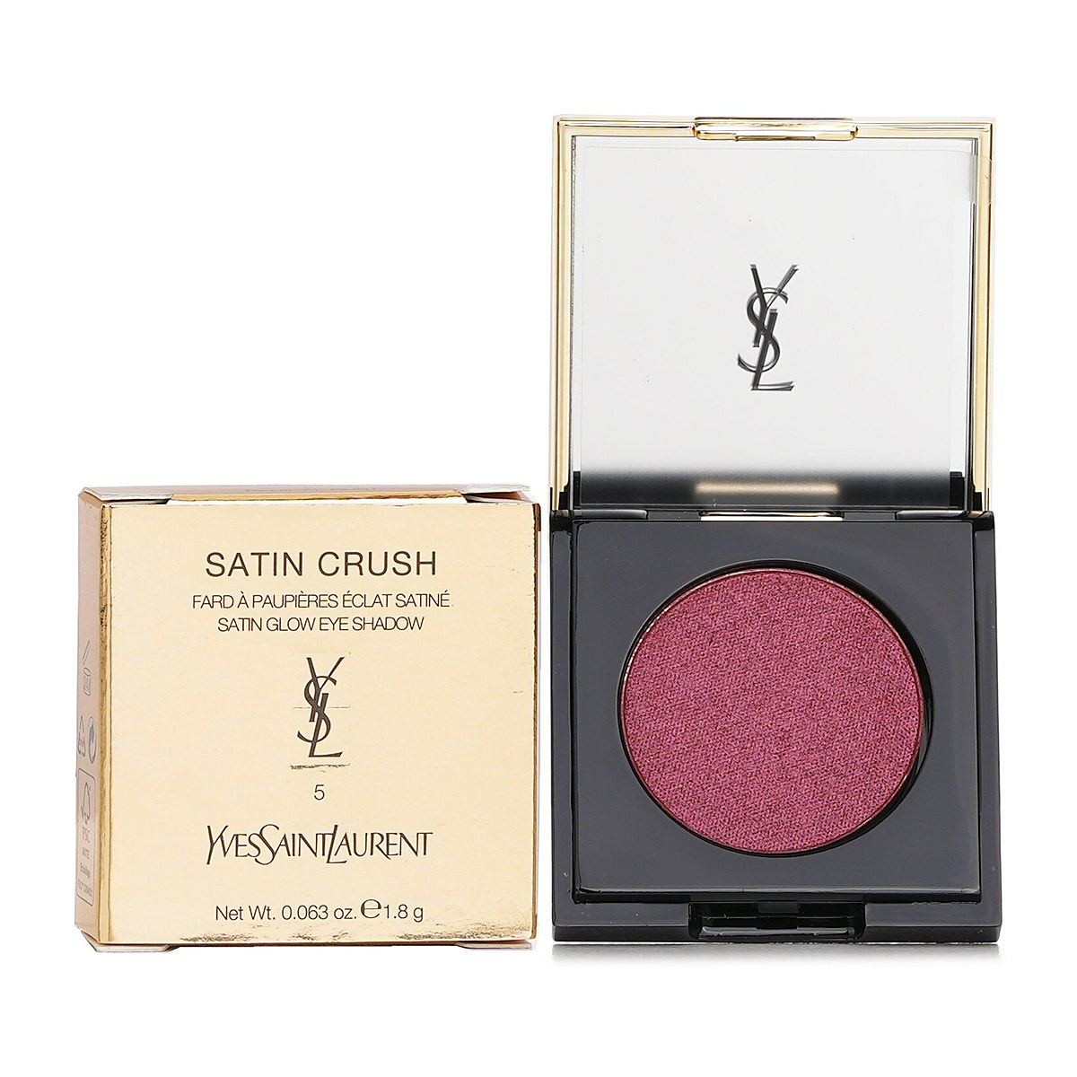 Yves Saint Laurent Satin Crush Eyeshadow (Satin Glow) 5 Radical Rust 1.8g/0.063oz