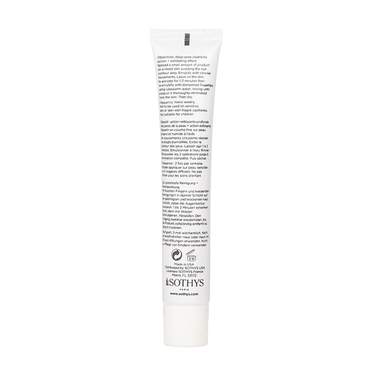 Sothys Cosmeceutique DF Desquacrem Forte Microderm Deep Cleanser &ndash; s kyselinou salicylovou a r&yacute;žov&yacute;mi granulemi 50ml/1.69oz