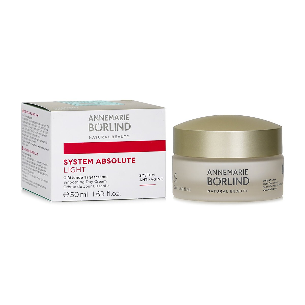 Annemarie Borlind System Absolute System Anti-Aging Smoothing Day Cream Light - For Mature Skin 50ml/1.69oz
