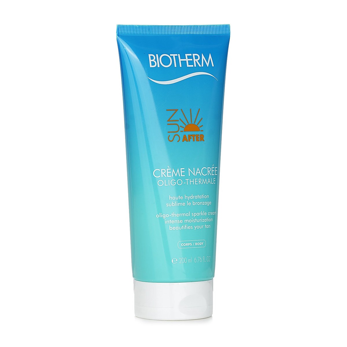 Biotherm Nawilżający krem do ciała Oligo-Thermale Sparkle Cream Intense Moisturization Beautifies Your Tan 200ml/6.76oz