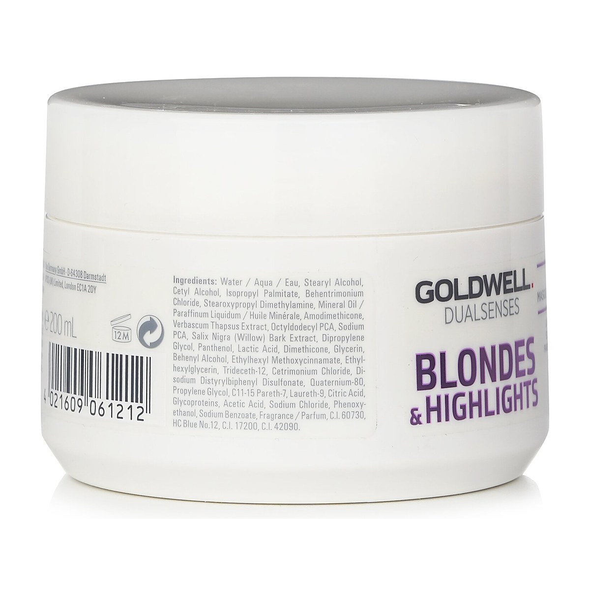 Goldwell Dual Senses Blondes & Highlights 60SEC Treatment (Luminosity For Blonde Hair) 200ml/6.8oz