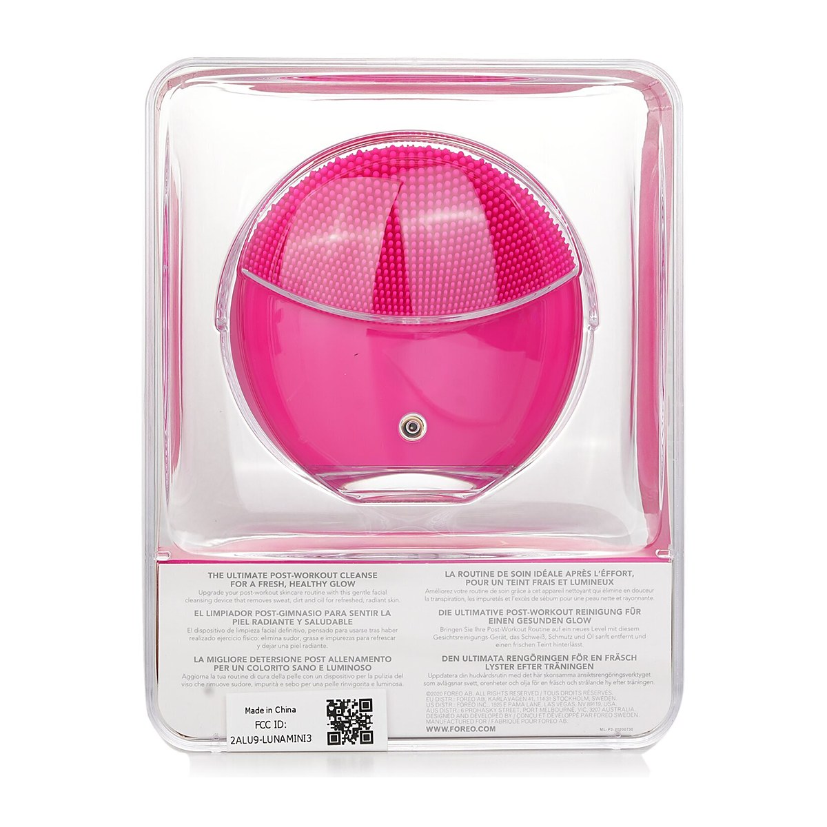 FOREO Luna Mini 3 Smart Facial Cleansing Massager Fuchsia 1pcs