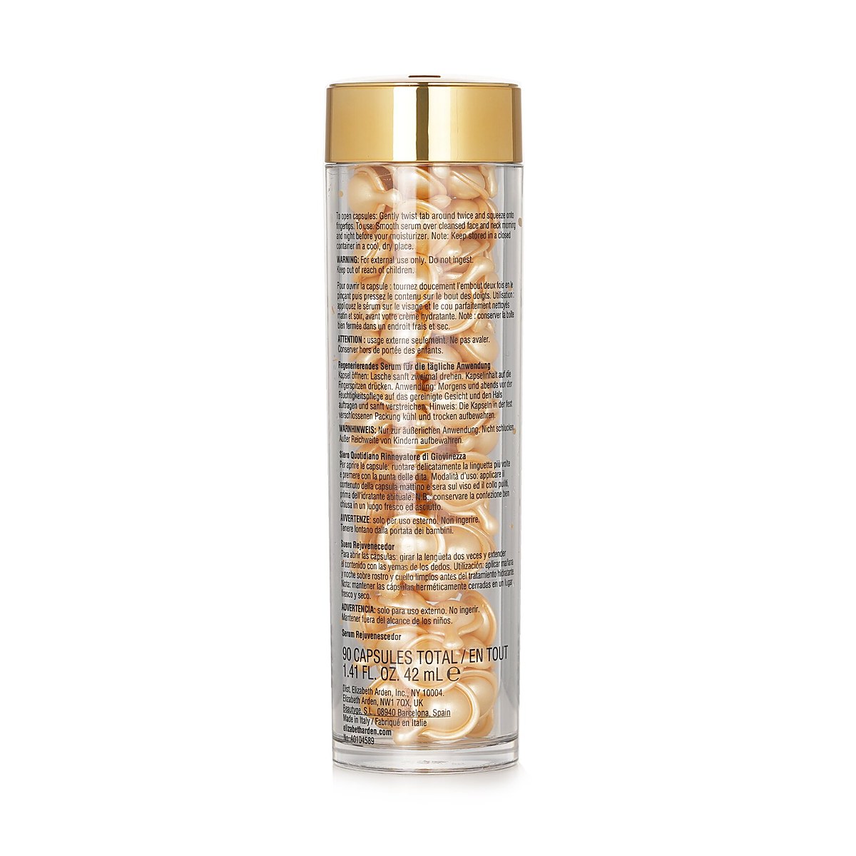 Elizabeth Arden سيرم يومي لاستعادة الشباب Ceramide Capsules - متطور 90caps