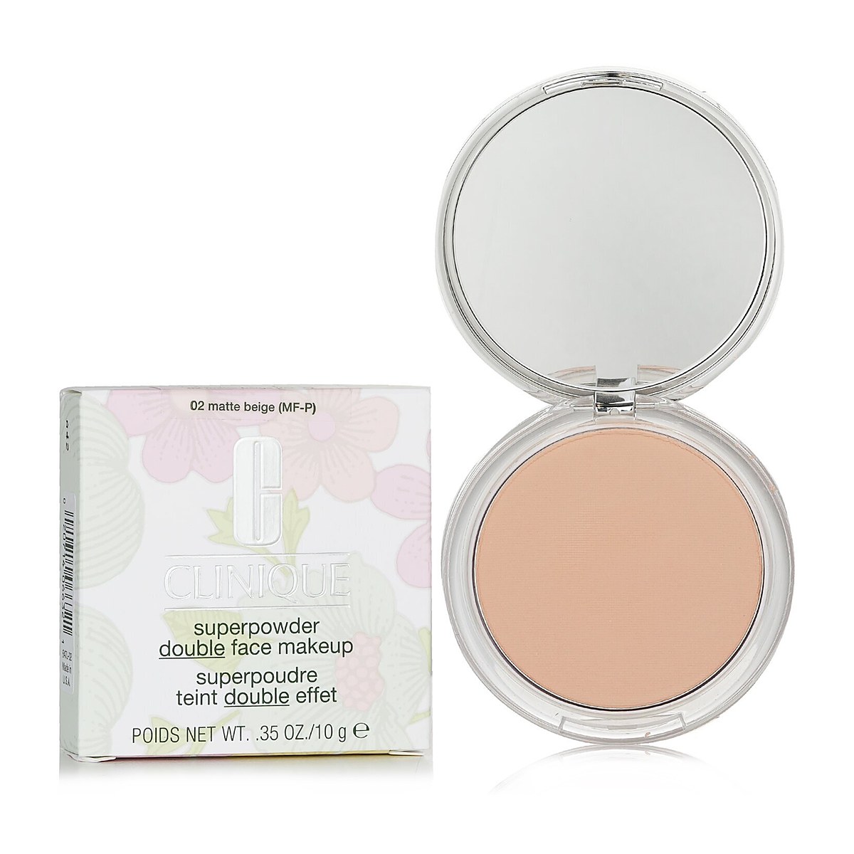 Clinique Superpudder No. 02 Matt Beige; Premium pris grunnet f&aring; gjenv&aelig;rende 10g/0.35oz