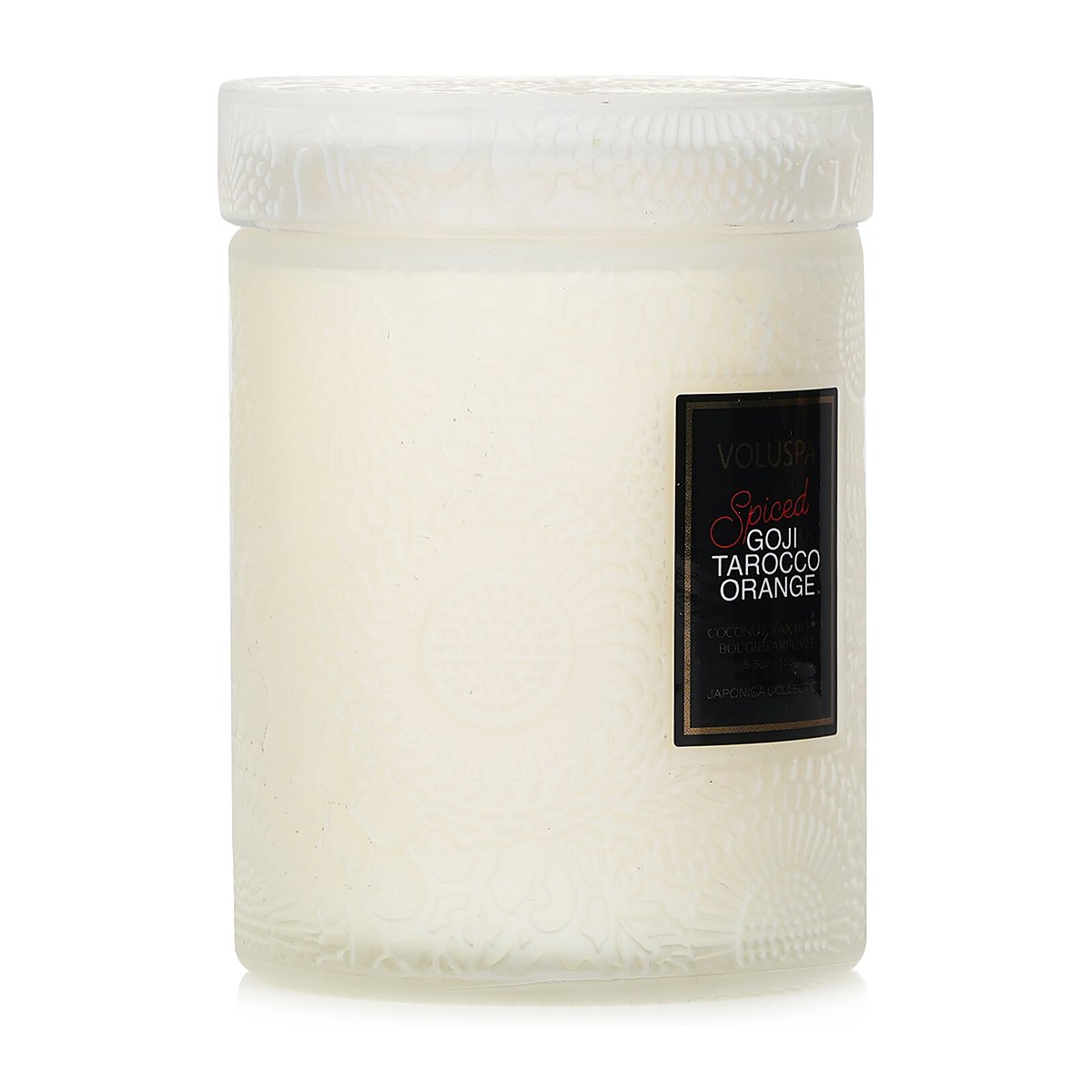 Voluspa &Mu;&iota;&kappa;&rho;ό &kappa;&epsilon;&rho;ί &beta;ά&zeta;&omicron;&upsilon; - Spiced Goji Tarocco Orange 156g/5.5oz