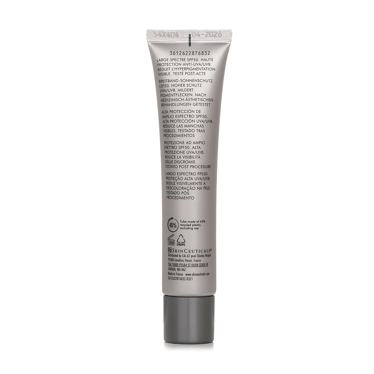 Skin Ceuticals Advanced Brightening UV Defense Sunscreen - Broad Spectrum SPF 50 High Protection UVA/UVB 40ml/1.3oz