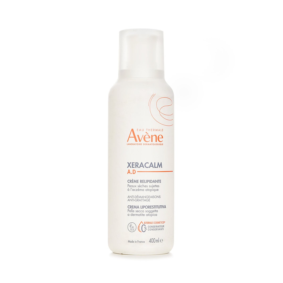 Avene XeraCalm A.D Lipid-Replenishing Cream - For Dry Skin Prone to Atopic Dermatitis or Itching (Random Packaging) 400ml/13.5oz