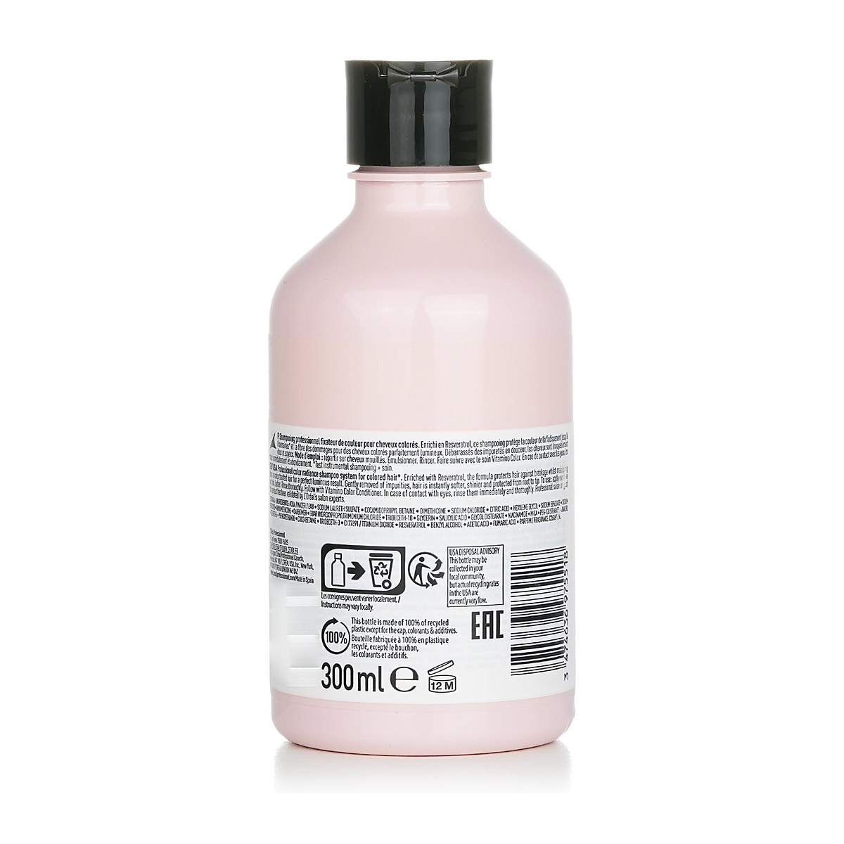 L'Oreal 프로페셔널 세리 엑스퍼트 - 비타미노 컬러 레즈베라트롤 컬러 래디언스 시스템 샴푸 300ml/10.1oz