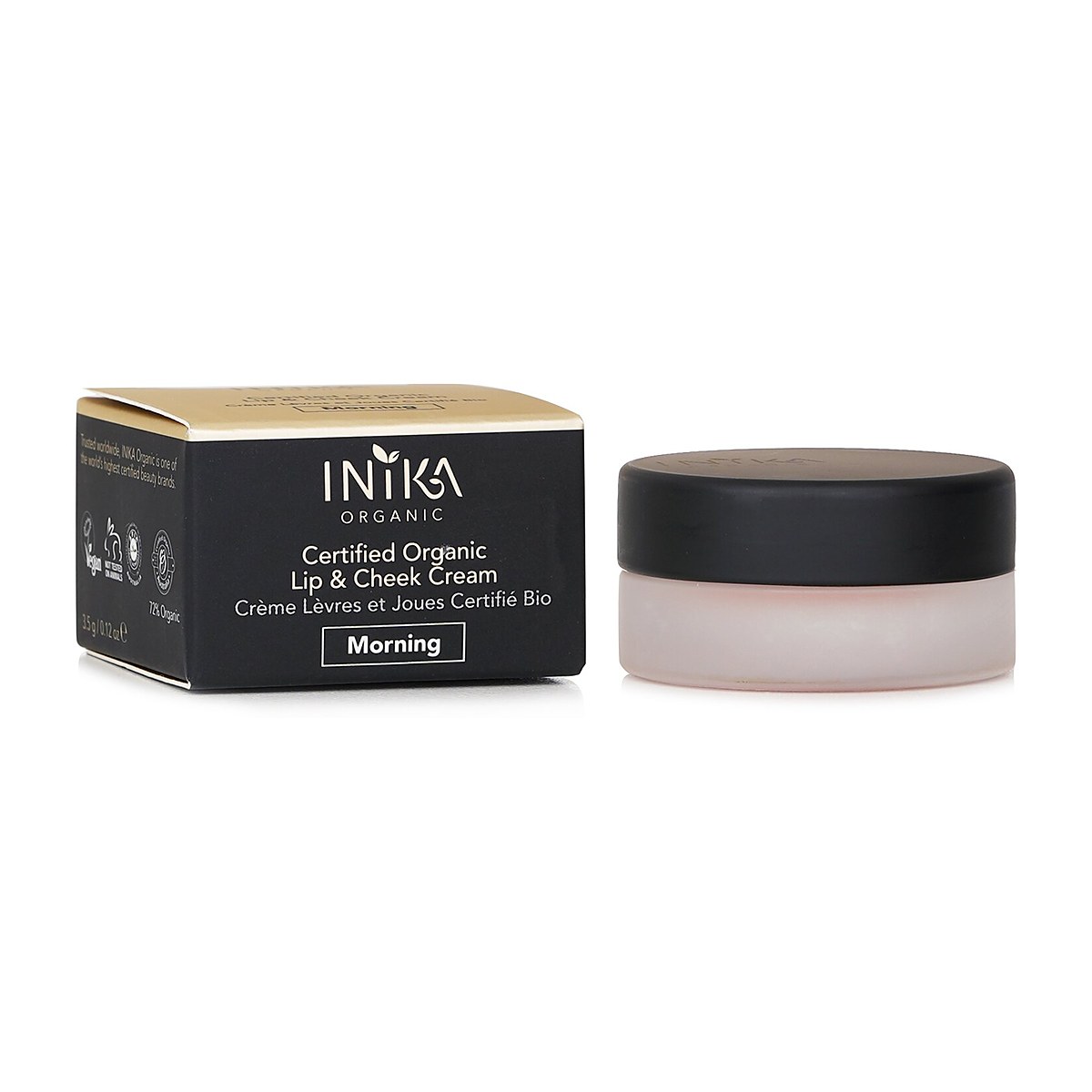 INIKA Organic لون شفاه وخدود Certified Organic Morning 3.5g/0.12oz