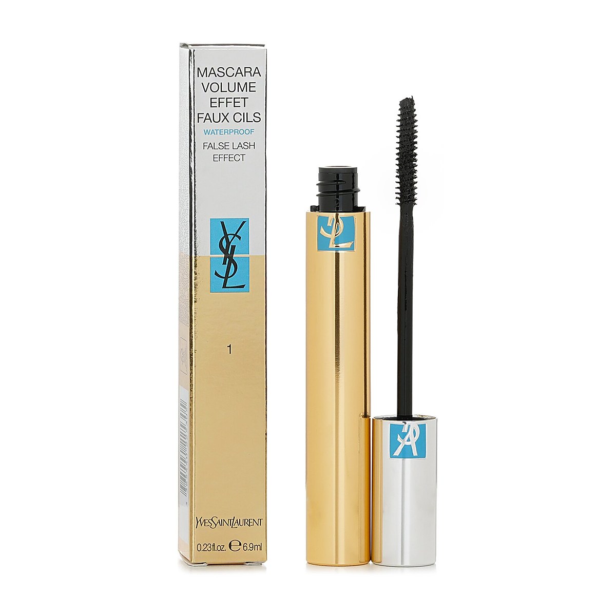 Yves Saint Laurent Wodoodporny tusz do rzęs Mascara Volume Effet Faux Cils Waterproof 1 Charcoal Black 6.9ml/0.23oz