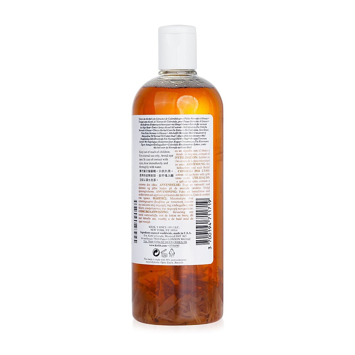 Kiehl's 金盞花植物精華爽膚水 無酒精成份 (中性至油性皮膚) 500ml/16.9oz