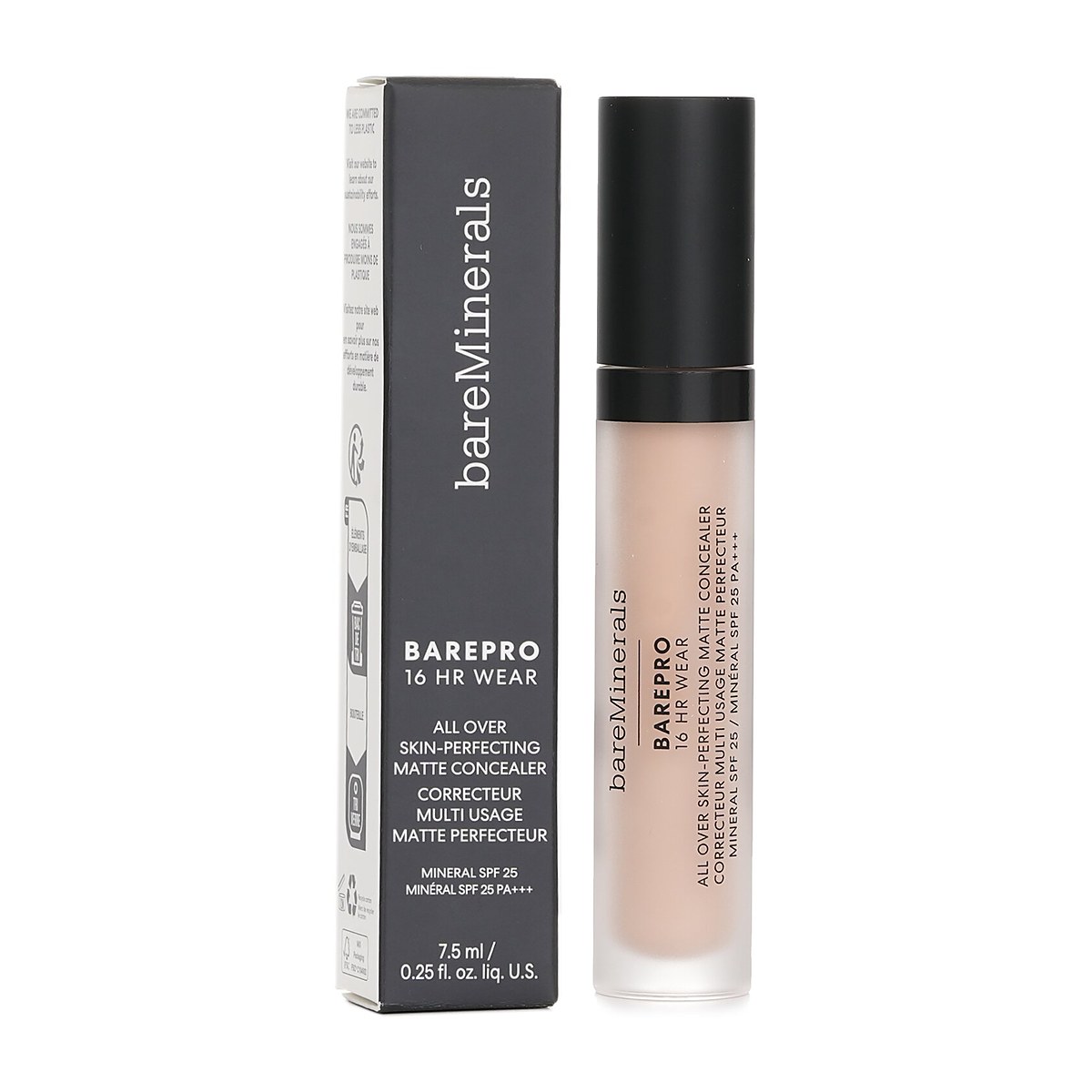 BareMinerals Barepro 16HR ​Wear All Over Skin Perfecting Matte Concealer Mineral SPF25 150 Fair Cool 7.5ml