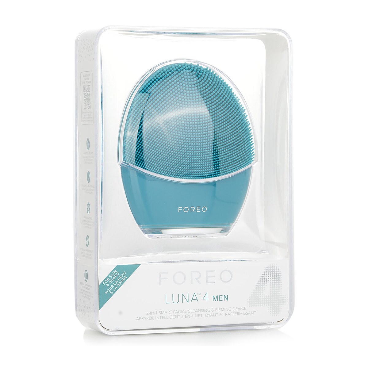 FOREO Luna 4 Men 2-合1 智能净透紧致洁面仪 1pcs