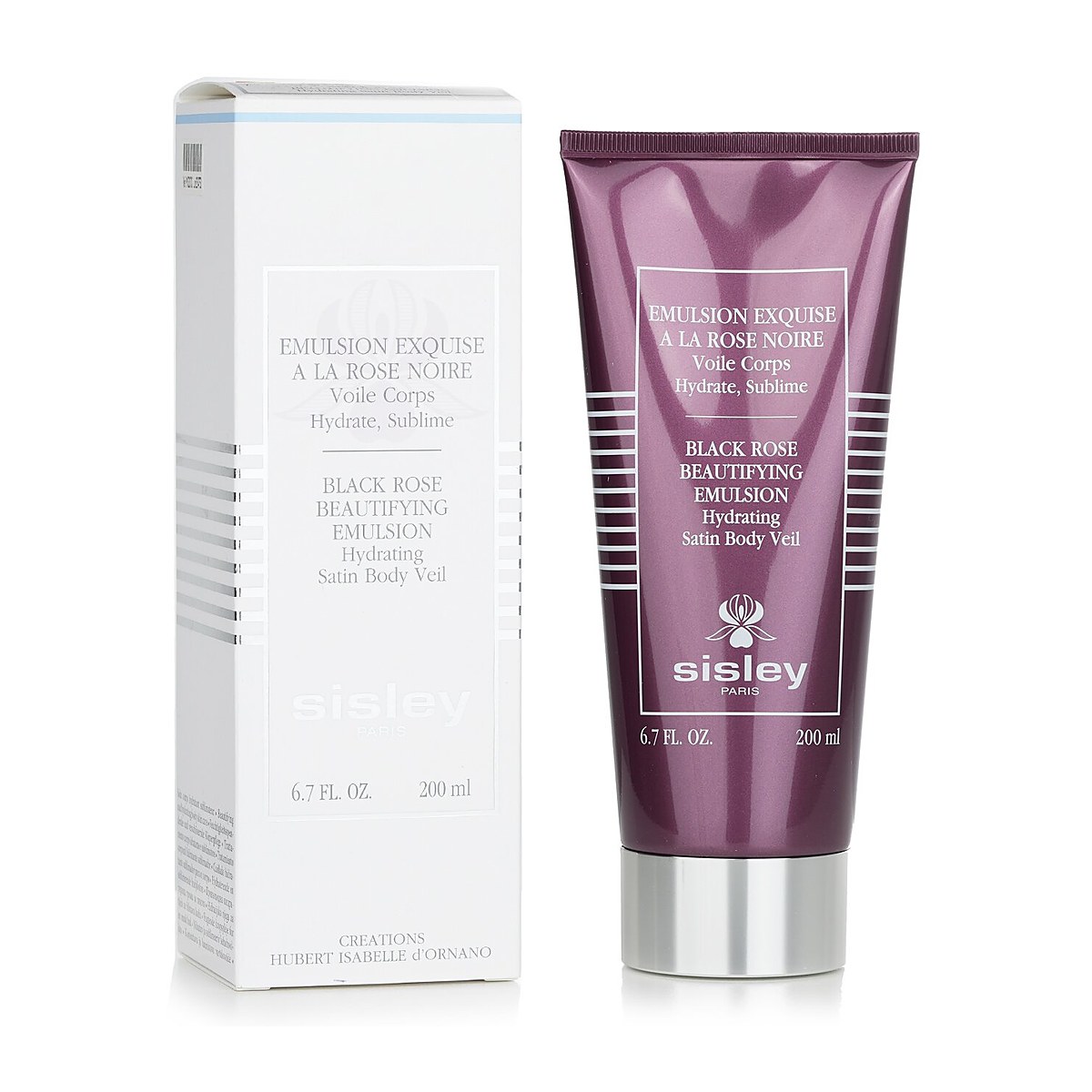 Sisley 黑玫瑰美化乳液 - 保湿缎面身体膜 200ml/6.7oz