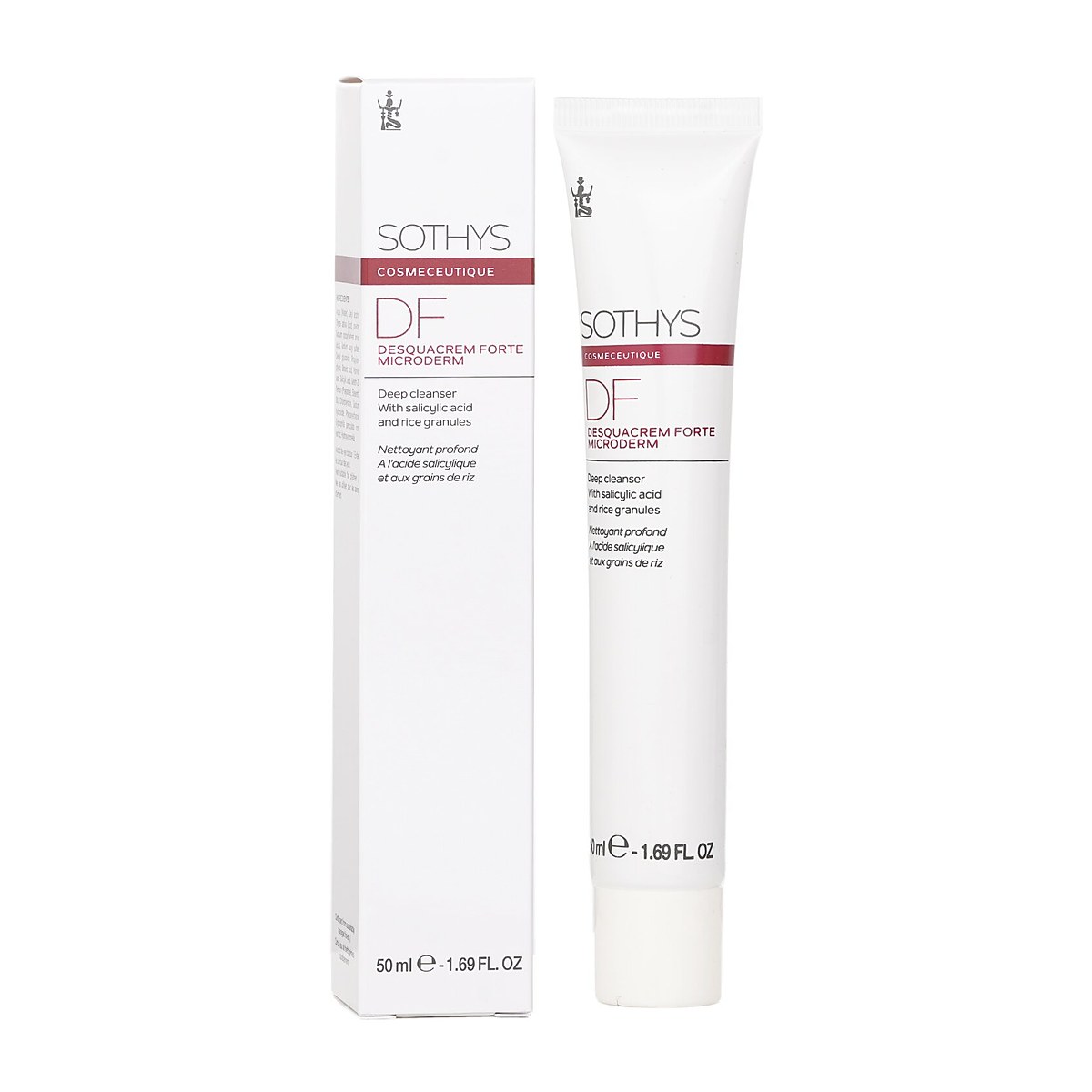 Sothys Cosmeceutique DF Desquacrem Forte Microderm Deep Cleanser &ndash; s kyselinou salicylovou a r&yacute;žov&yacute;mi granulemi 50ml/1.69oz