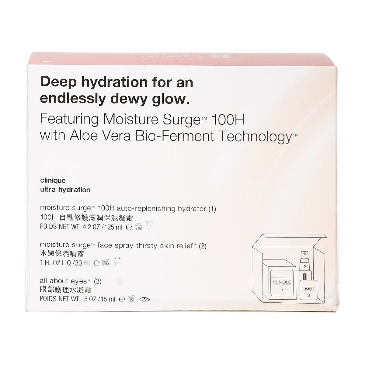 Clinique 모이스춰 써지 세트 3pcs
