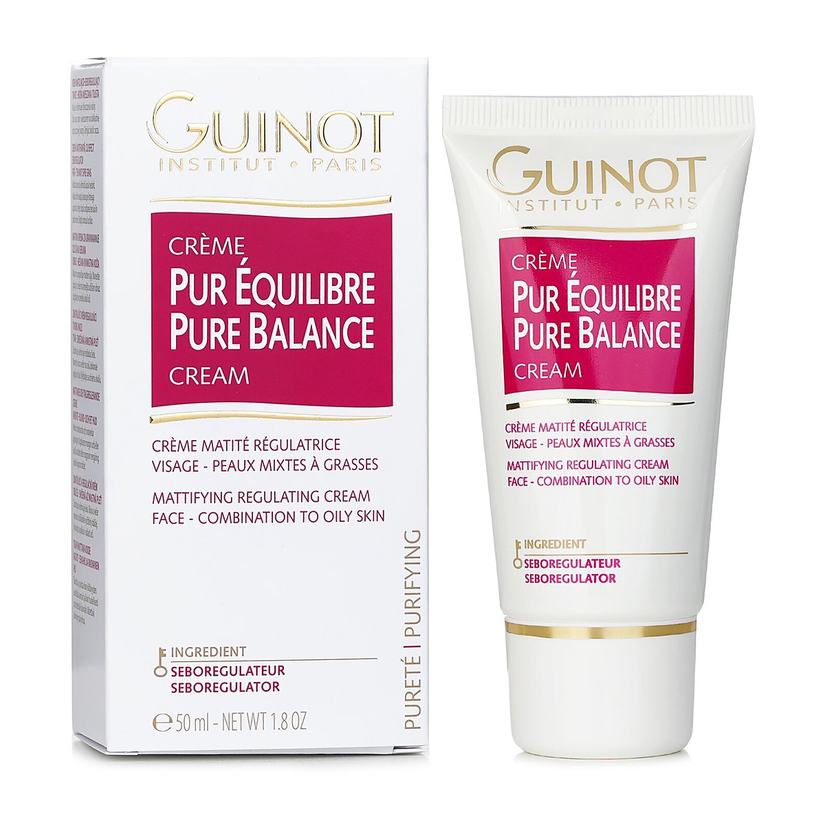Guinot Vyrovn&aacute;vac&iacute; kr&eacute;m Pure Balance Cream - pro omezen&iacute; lesku ( pro sm&iacute;&scaron;enou až mastnou pleť ) 50ml/1.7oz