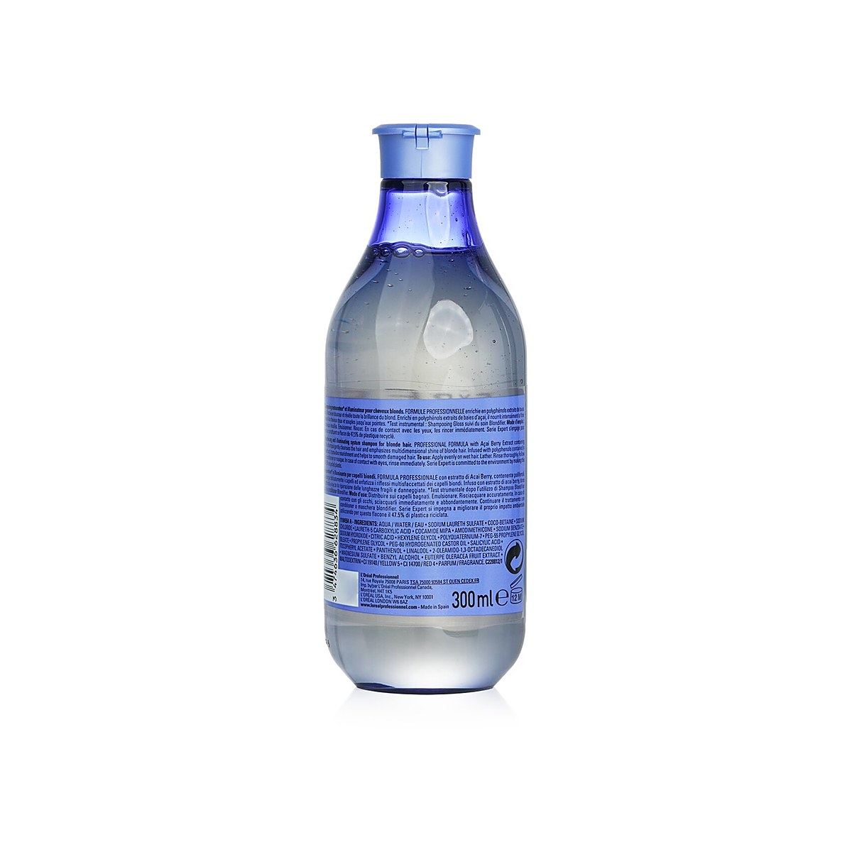 L'Oreal 专业护发专家 - Blondifier 光泽巴西莓多酚重塑及提亮洗发露 (金发适用) 300ml/10.1oz