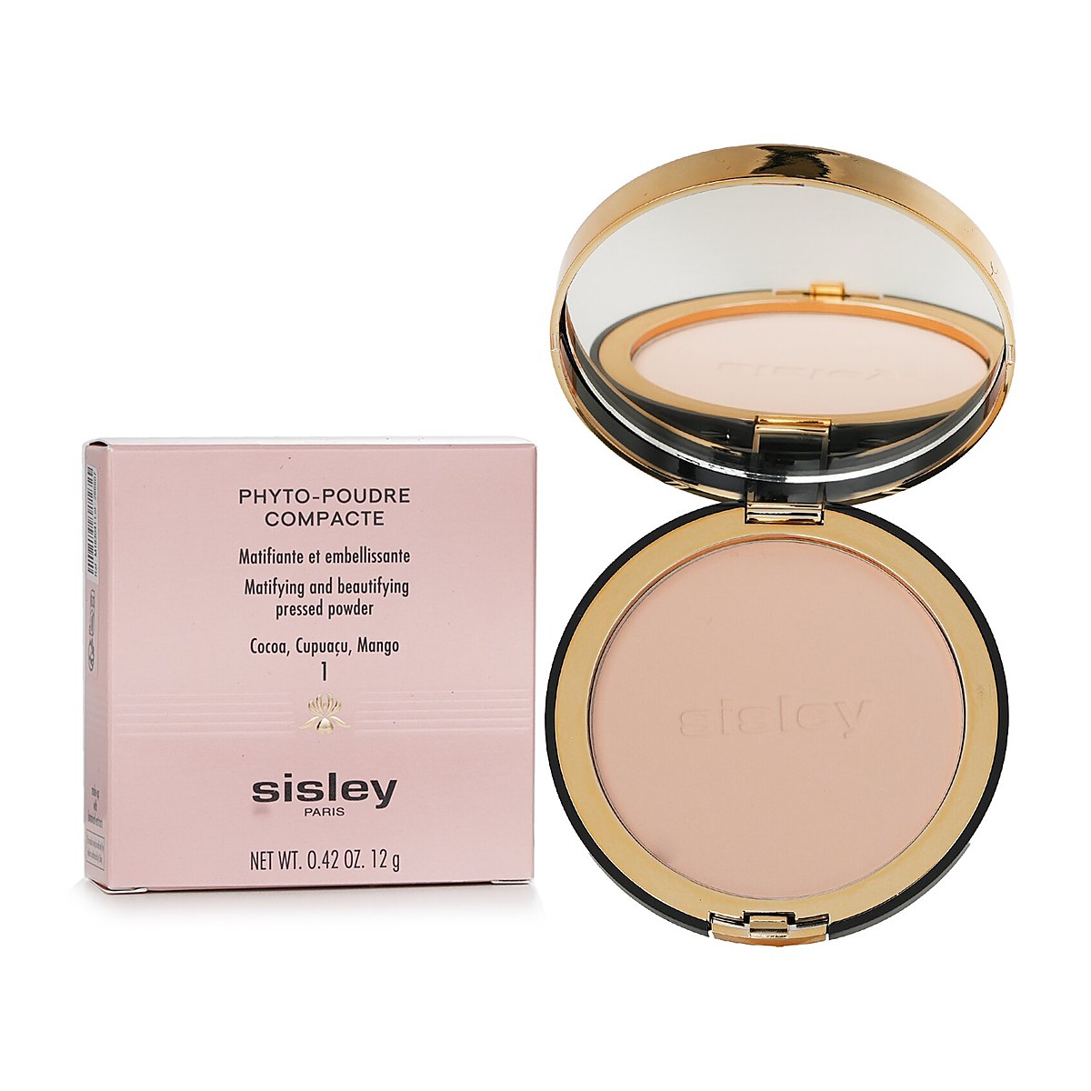 Sisley Phyto Poudre Compacte Matifying and Beautifying Pressed Powder 1 Rosy 12g/0.42oz