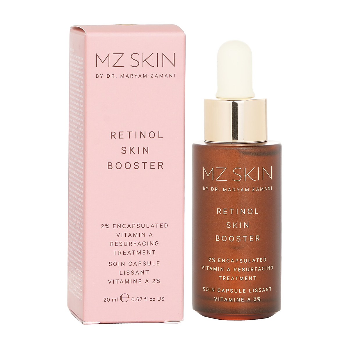 MZ Skin Retinol Skin Booster 2% Encapsulated Vitamin A Resurfacing Treatment 20ml/0.67oz