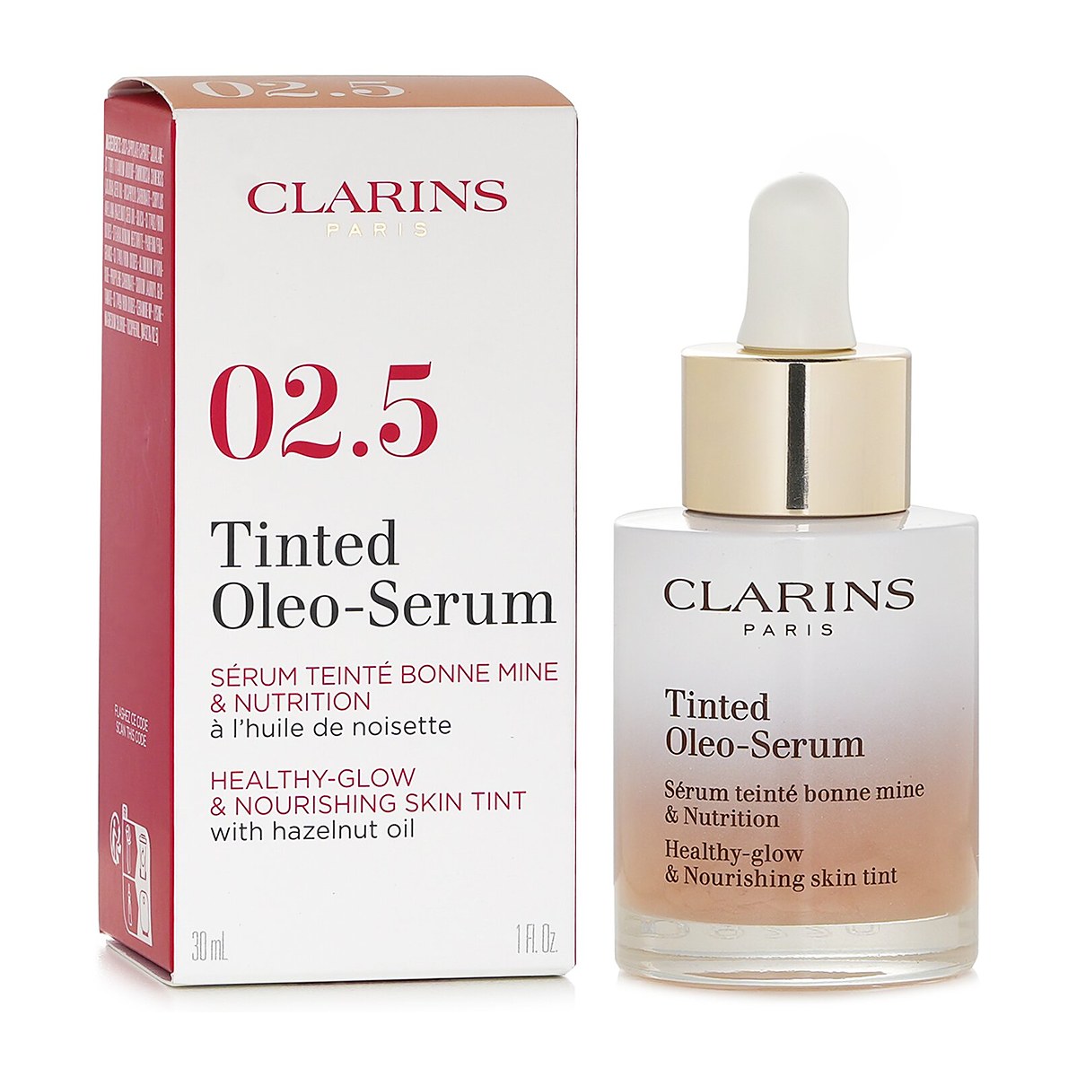 Clarins Tinted Oleo Serum Healthy Glow & Nourishing Tint Liquid Foundation 2.5 30ml/1oz