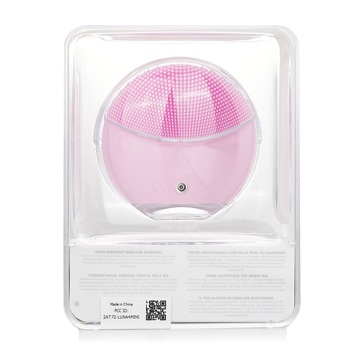 FOREO Luna 4 Mini Dual-Sided Facial Cleansing Massager Pearl Pink 1pcs