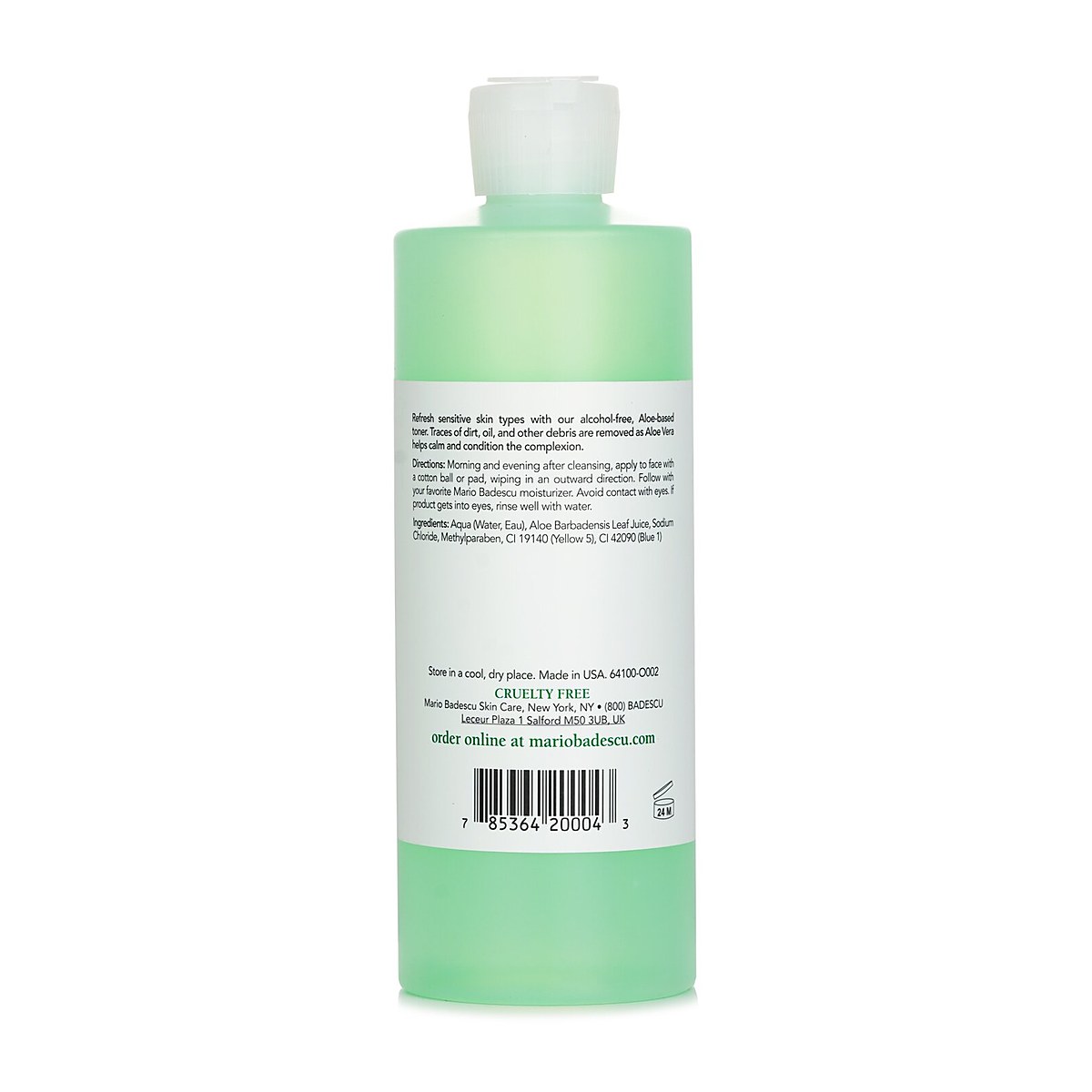 Mario Badescu Tonic cu Aloe Vera 472ml/16oz