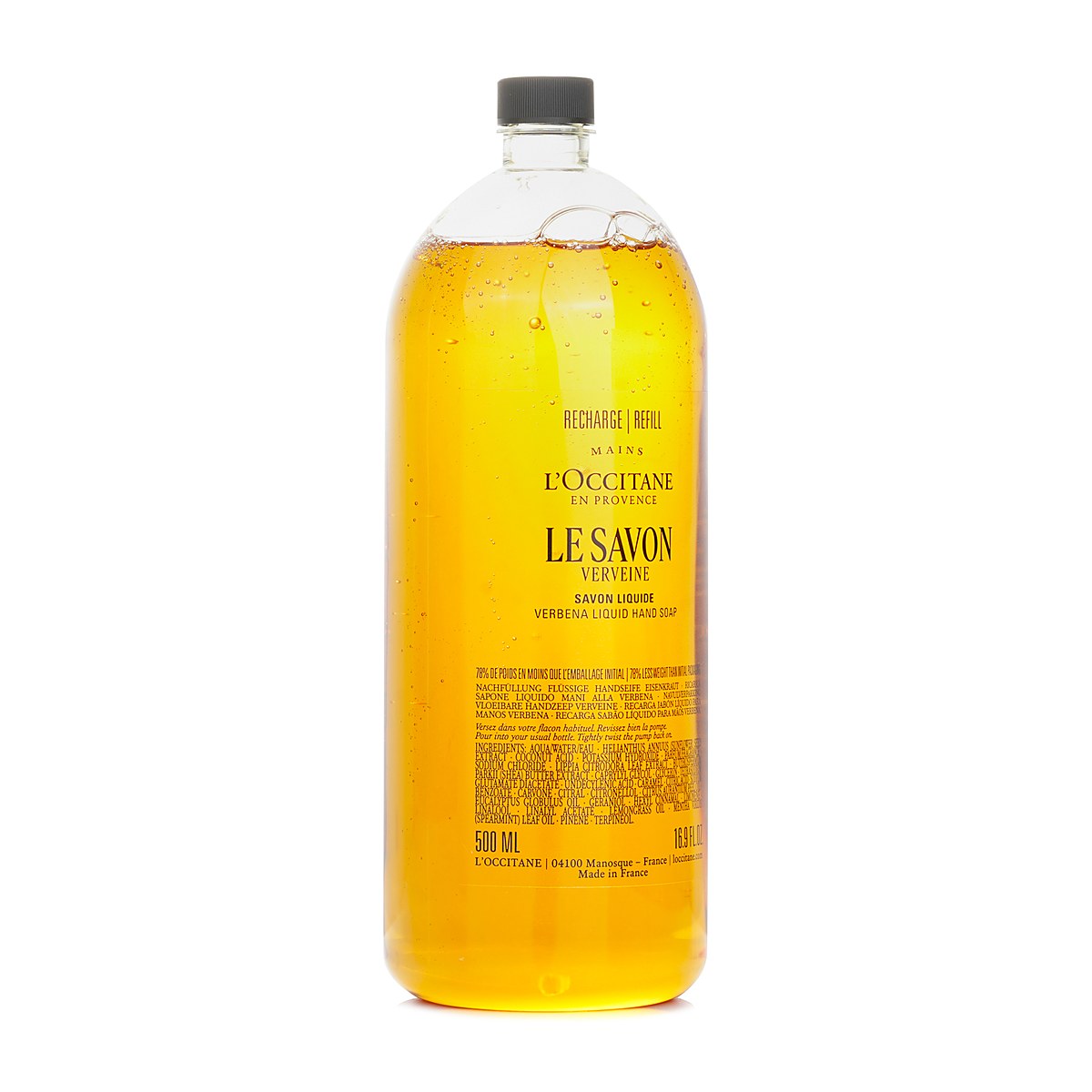 L'Occitane Verveine (Verbena) Tekut&eacute; m&yacute;dlo na ruce a tělo (Eco-n&aacute;plň) 500ml/16.9oz