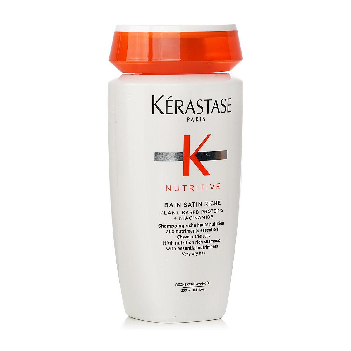 Kerastase 뉴트리티브 베인 새틴 리치 하이 뉴트리션 리치 샴푸 위드 에센셜 뉴트리먼츠 (필수 영양성분 함유, 매우 건조한 모발용) 250ml/8.5oz