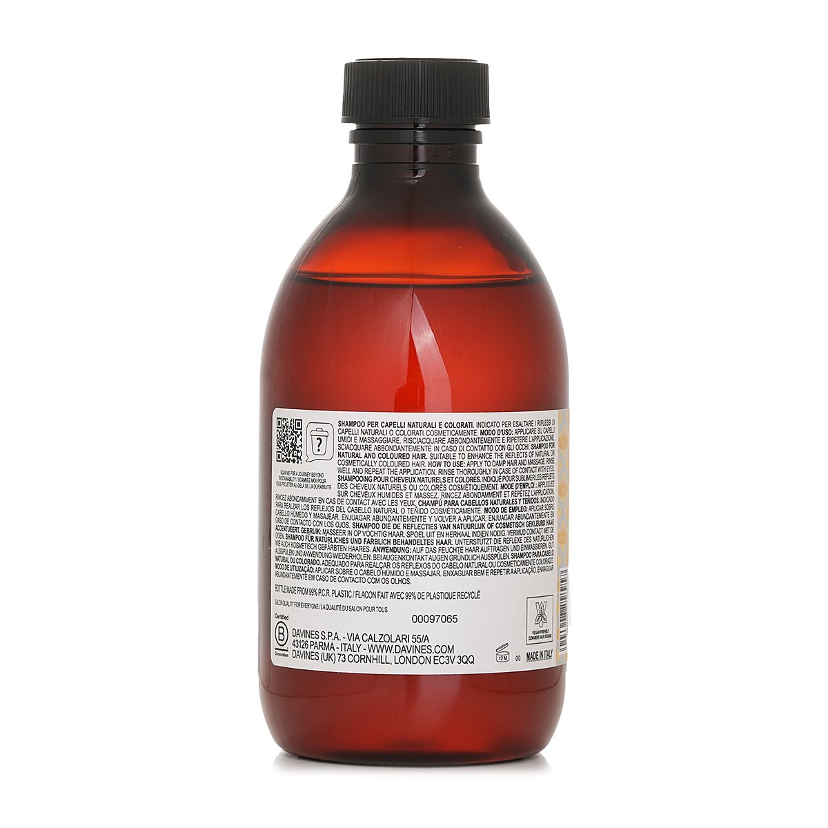 Davines شامبو Alchemic ذهبي (للشعر الطبيعي والمصبوغ) 280ml/9.46oz