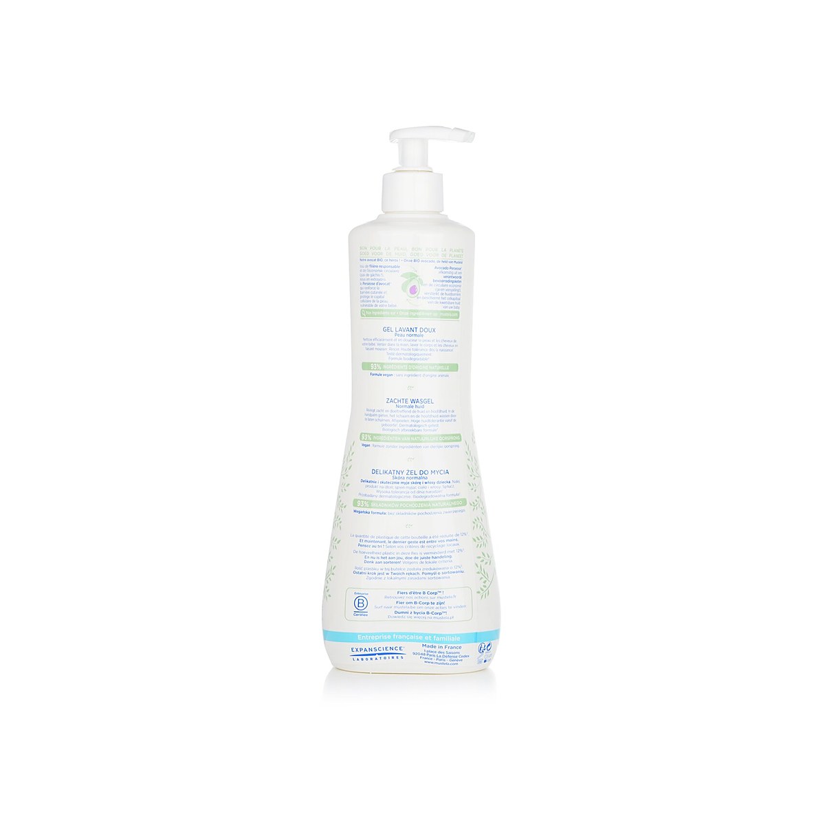 Mustela 温和清洁凝露&mdash;&mdash;头发&身体 750ml/25.35oz