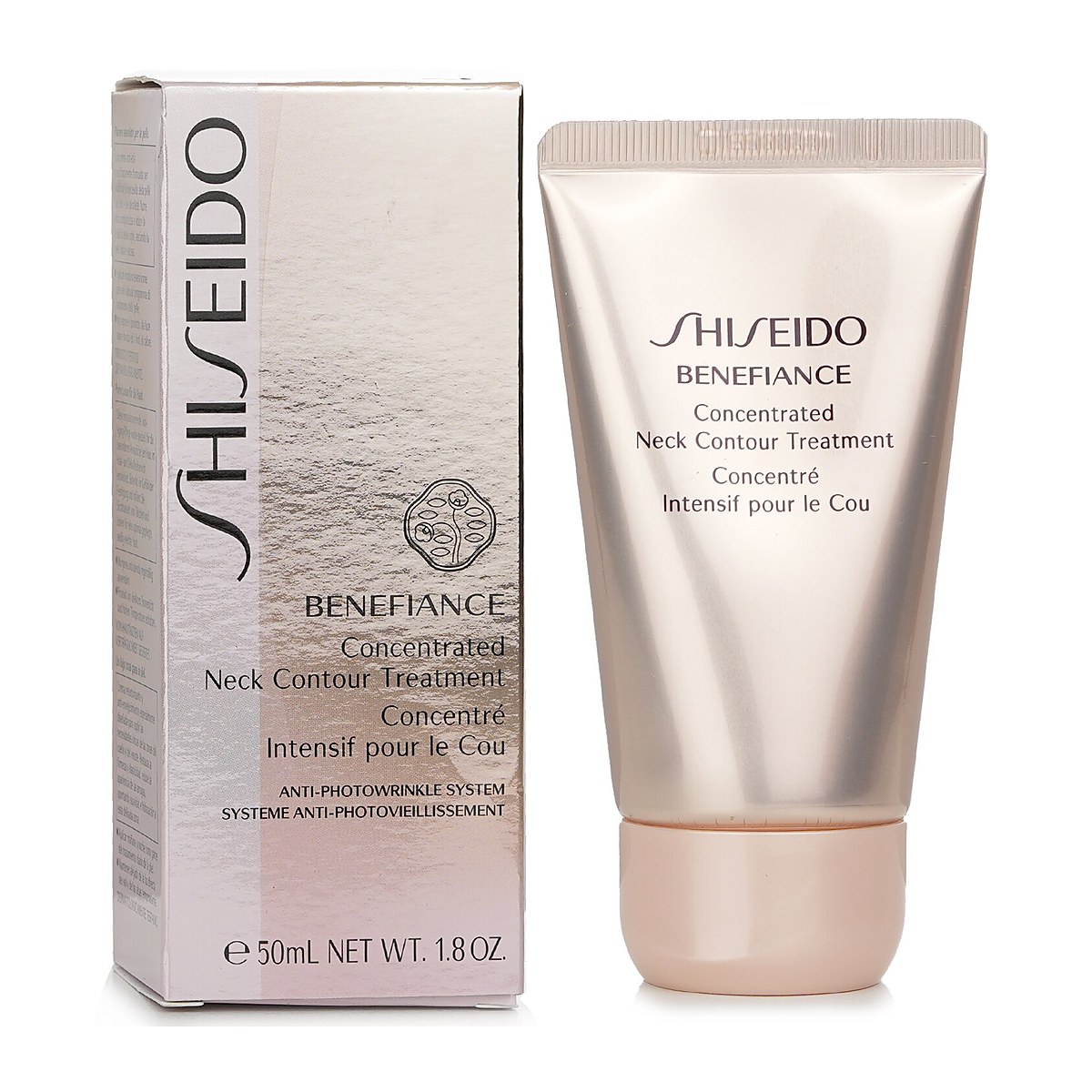Shiseido ทรีทเม้นต์บำรุงผิวลำคอเข้มข้น Benefiance 50ml/1.8oz