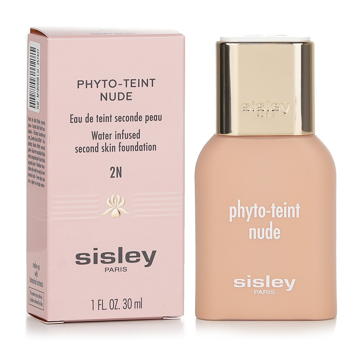 Sisley Phyto Teint Nude Water Infused Second Skin Foundation 2N Ivory Beige 30ml/1oz