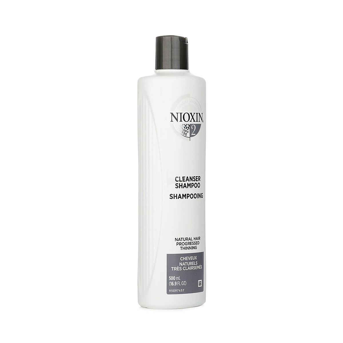 Nioxin ダーマ ピュリファイング システム 2 クレンザー シャンプー (ナチュラル ヘア, プログレス シンニング) 500ml/16.9oz