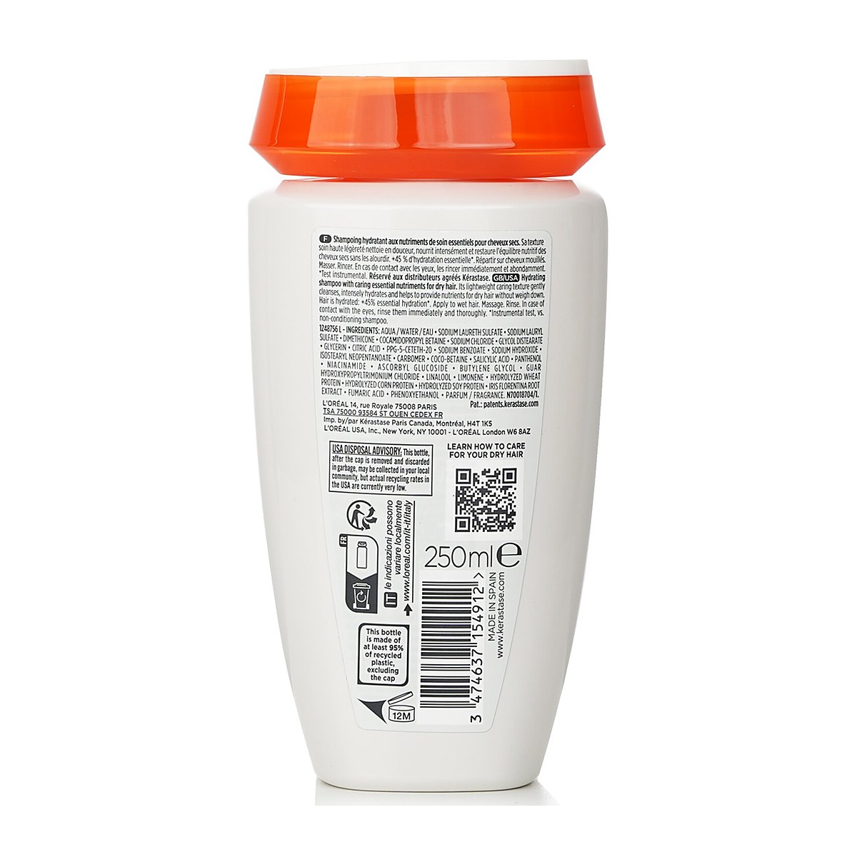 Kerastase Nutritive Bain Satin 滋养浴发乳 (适用于干燥头发) 250ml/8.5oz