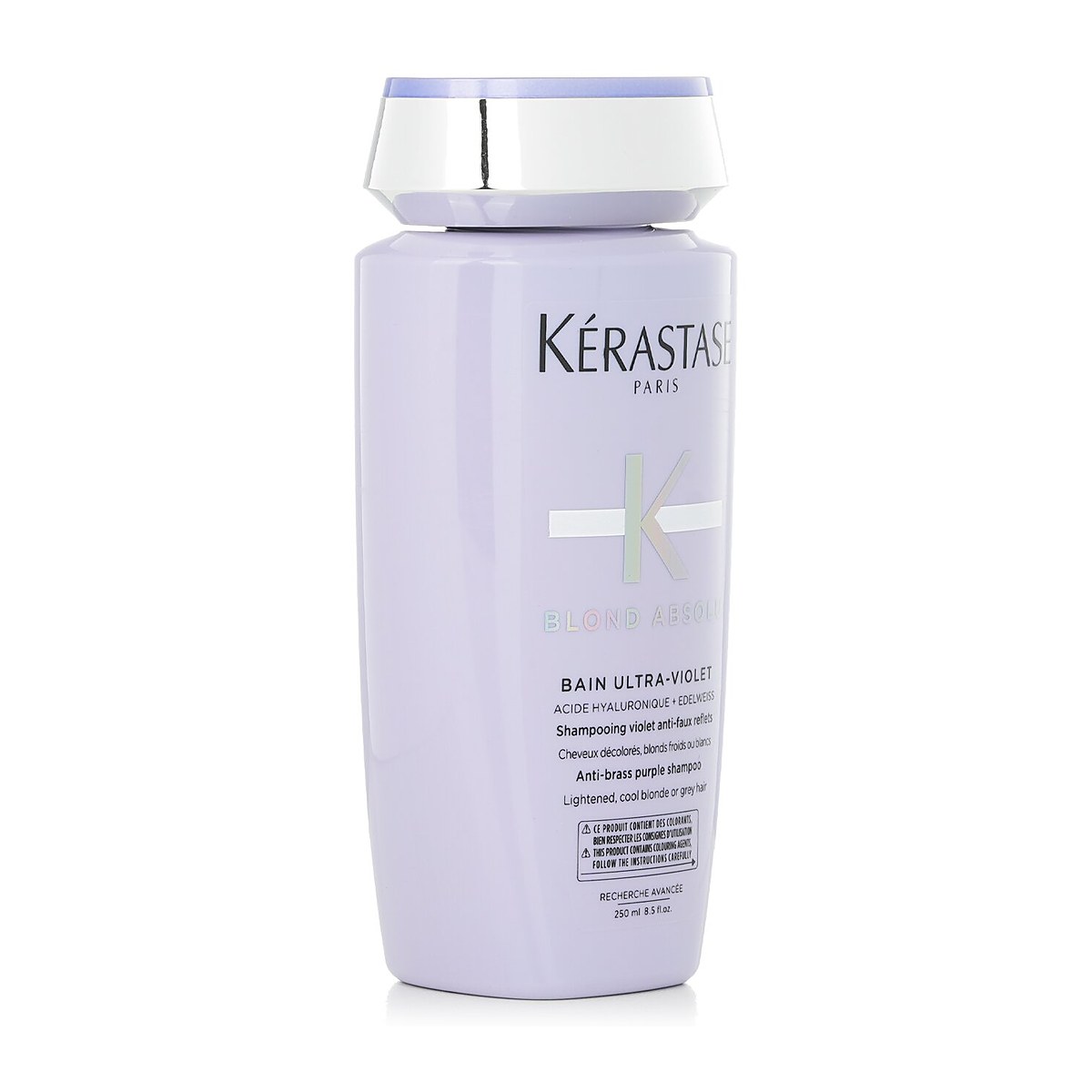 Kerastase Blond Absolu Bain Ultra-Violet Anti-Brass Purple Shampoo (Lightened, Cool Blonde or Grey Hair) 250ml/8.5oz