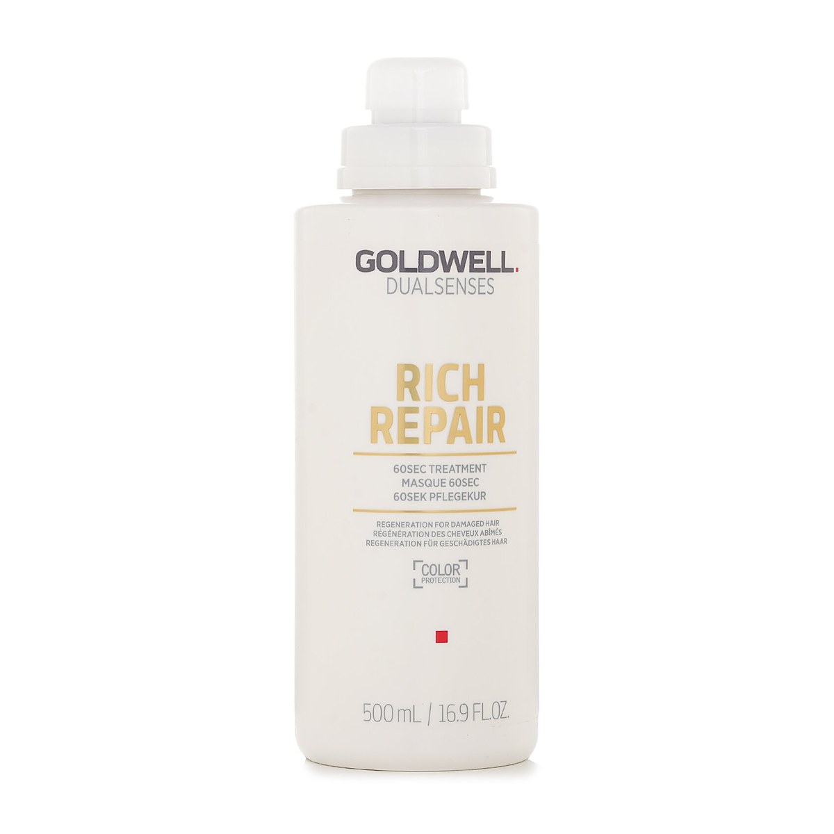 Goldwell Dual Senses Rich Repair 60Sec Treatment (Regeneration For Damaged Hair) 500ml/16.9oz