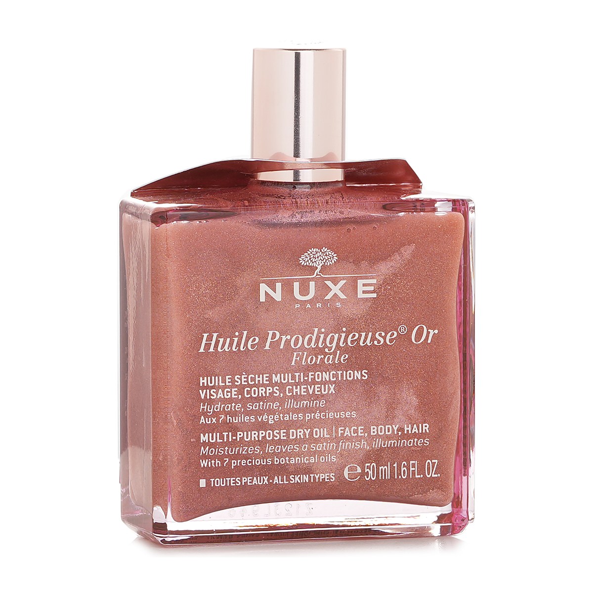 Nuxe Huile Prodigieuse Or Florale Multi Purpose Face Body Hair Dry Oil 50ml/1.6oz