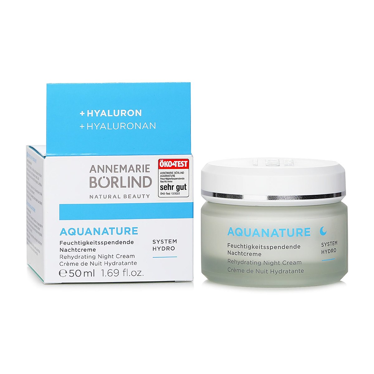 Annemarie Borlind アクアネイチャー システム ハイドロ リハイドレーティング ナイト クリーム - 脱水肌用 50ml/1.69oz