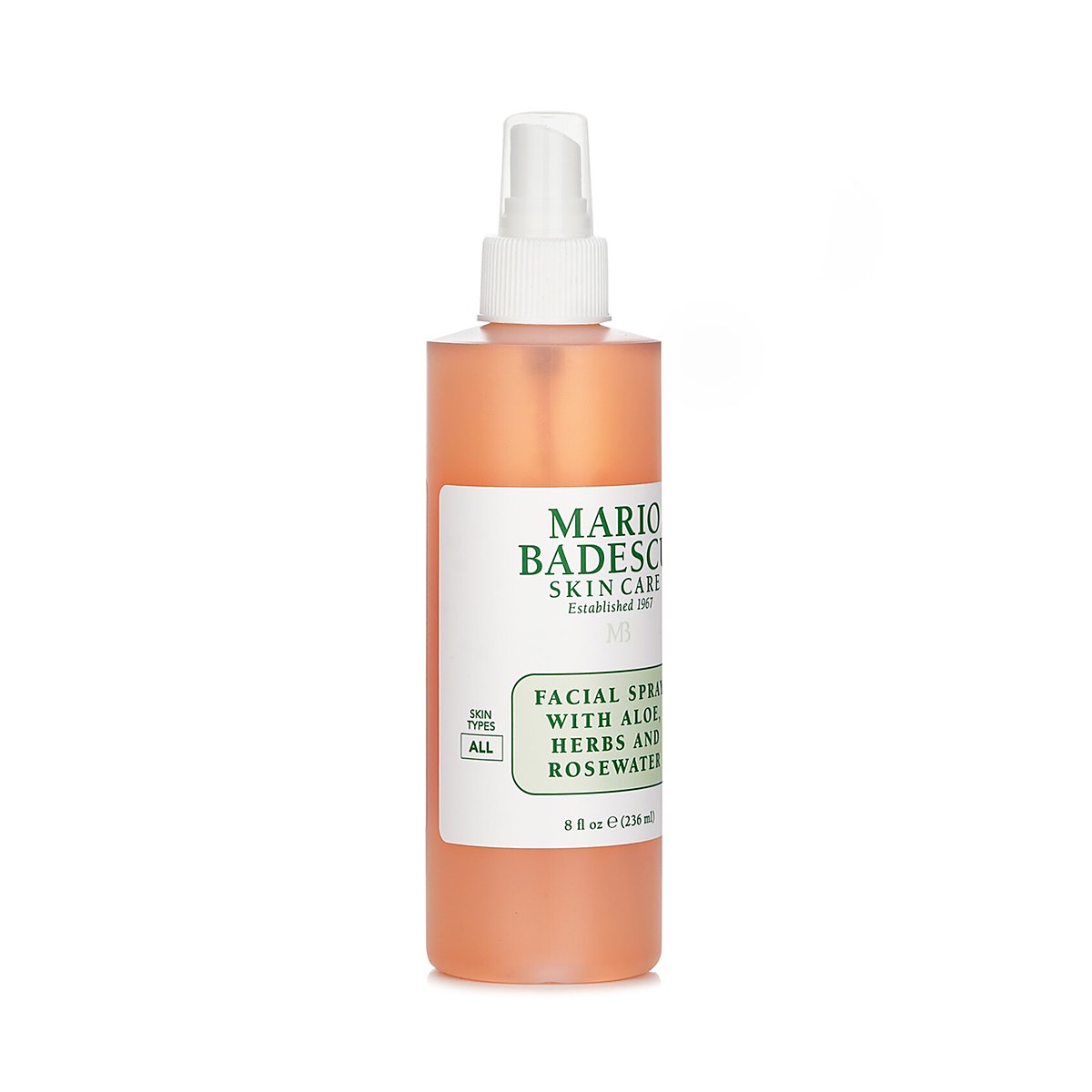 Mario Badescu 페이셜 스프레이 윗 알로에, 허브 & 로즈워터 - 모든 피부 타입용 236ml/8oz