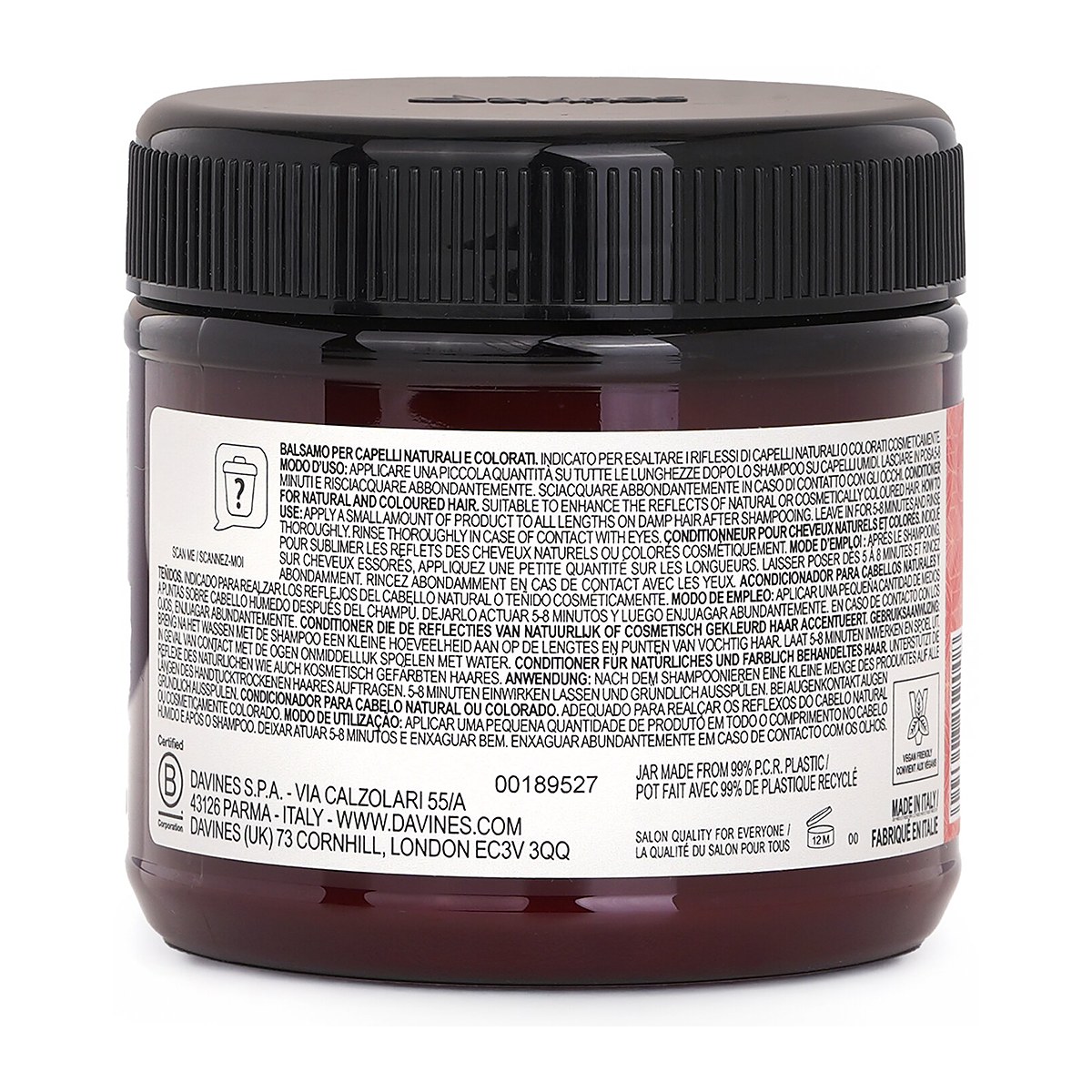 Davines Alchemic Conditioner &Kappa;ό&kappa;&kappa;&iota;&nu;&omicron; (&gamma;&iota;&alpha; &phi;&upsilon;&sigma;&iota;&kappa;ά & &beta;&alpha;&mu;&mu;έ&nu;&alpha; &mu;&alpha;&lambda;&lambda;&iota;ά) 250ml/8.84oz