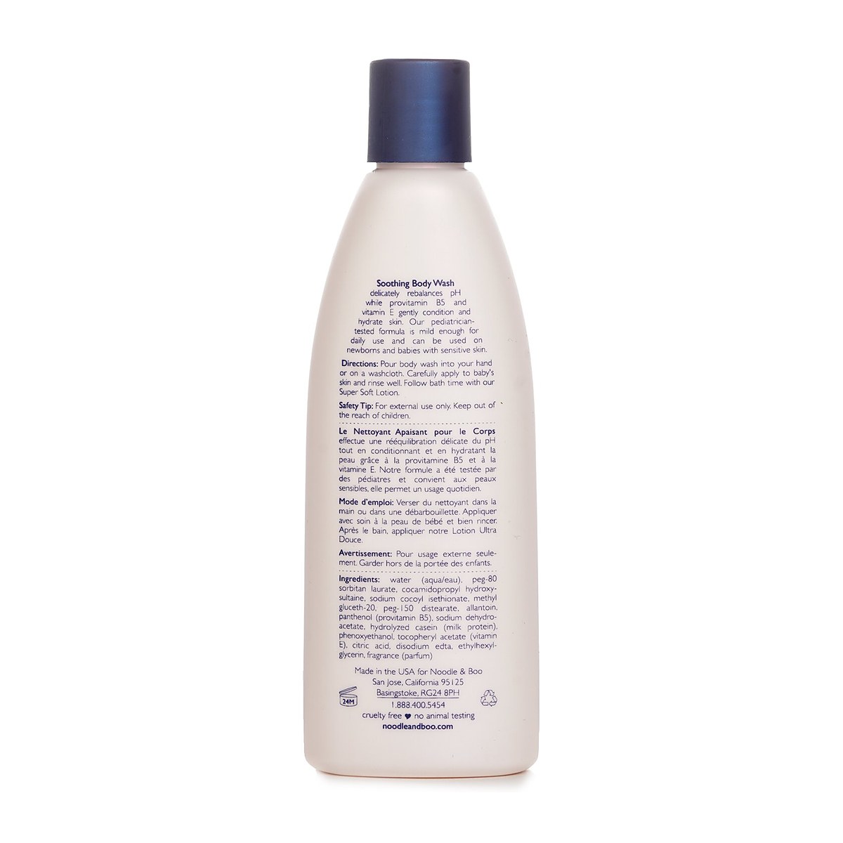 Noodle & Boo 수딩 바디 워시 - 신생아 & 영유아 (민감성피부) 237ml/8oz