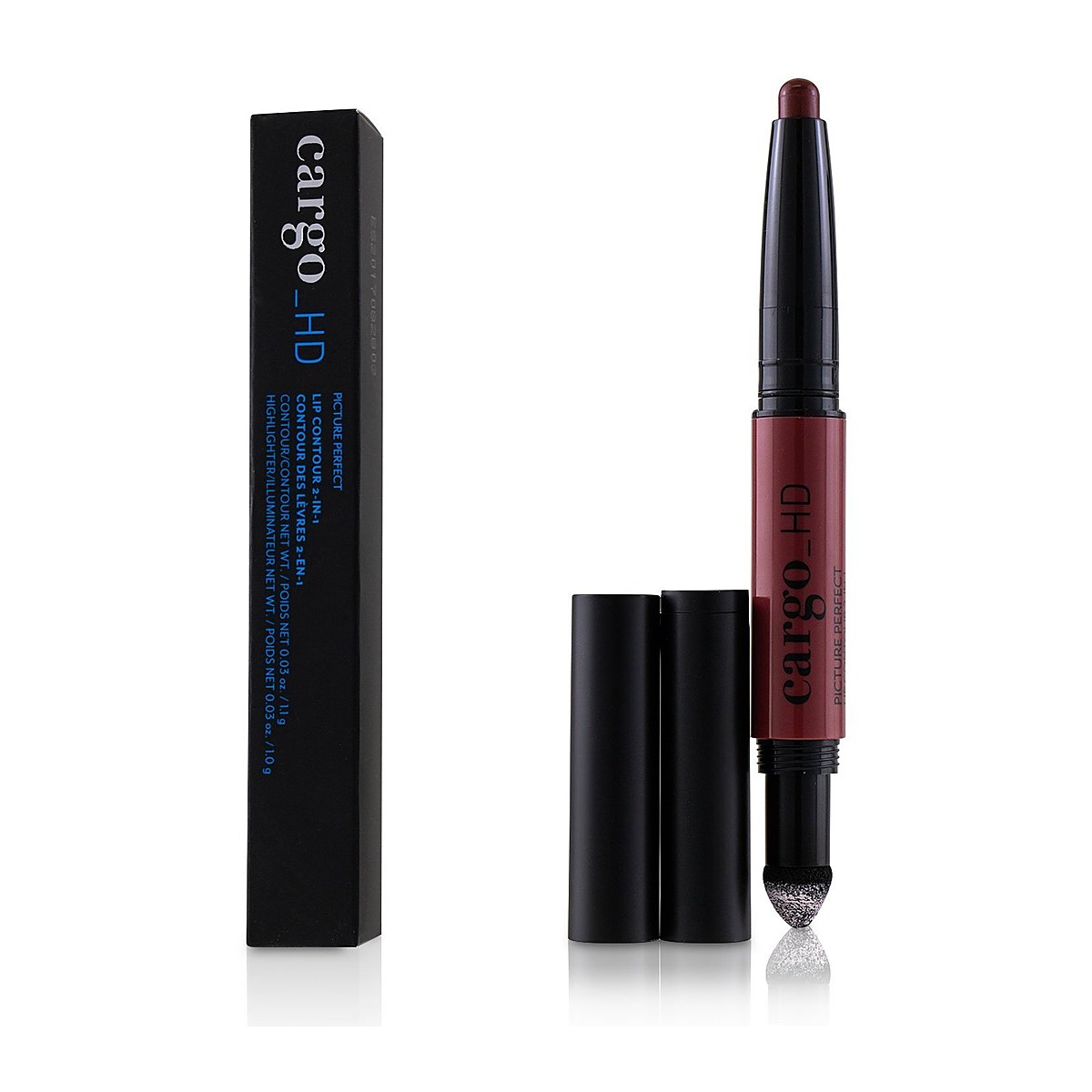Cargo HD Picture Perfect Lip Contour (2 In 1 Contour & Highlighter) 115 True Red 2.1g/0.06oz
