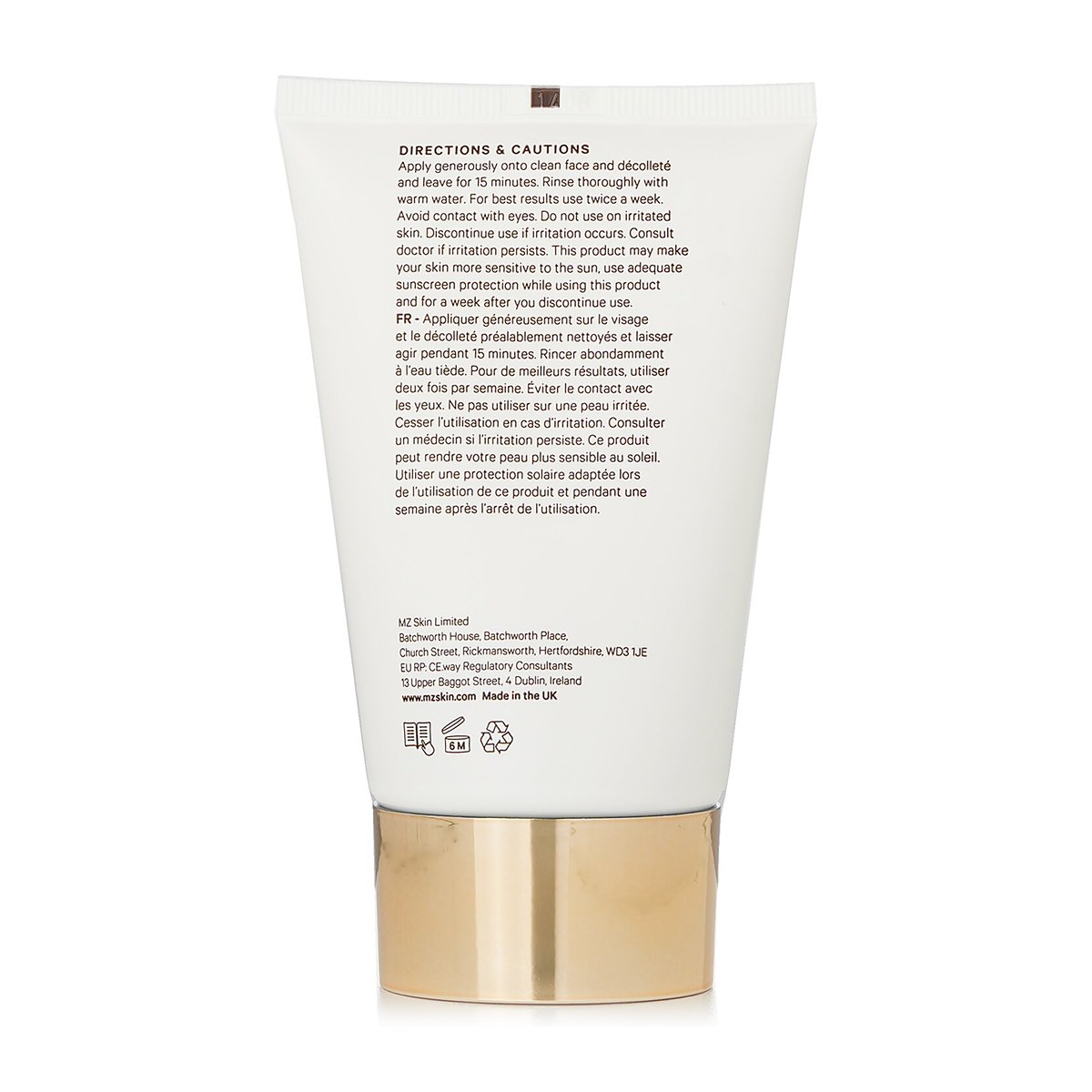 MZ Skin Radiance & Renewal AHA Instant Clarity Refining Mask 100ml/3.38oz