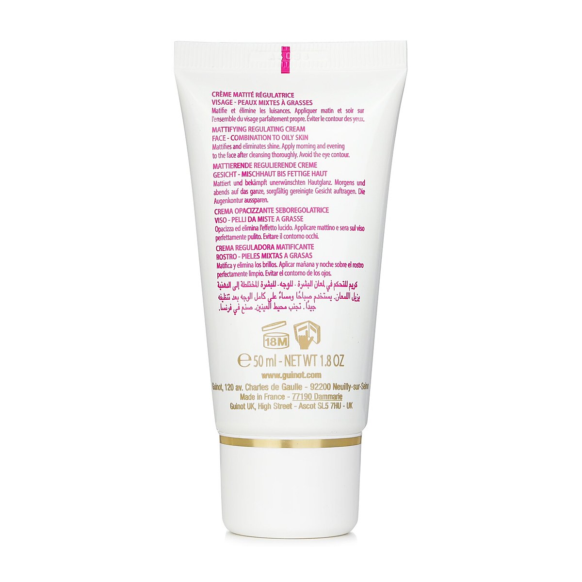 Guinot Vyrovn&aacute;vac&iacute; kr&eacute;m Pure Balance Cream - pro omezen&iacute; lesku ( pro sm&iacute;&scaron;enou až mastnou pleť ) 50ml/1.7oz