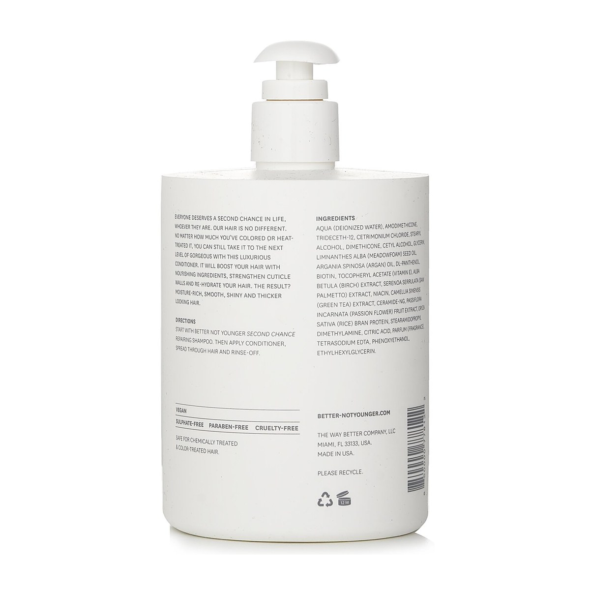 Better Not Younger بلسم تصليحي فرصة ثانية للشعر الجاف أو التالف 473ml/16oz